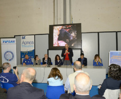 Il palco della presentazione apneawc 2015 all'EudiShow